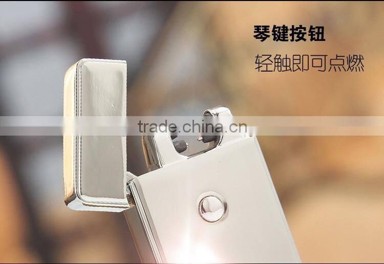 Flameless dual arc lighter usb rechargeable double arc lighter