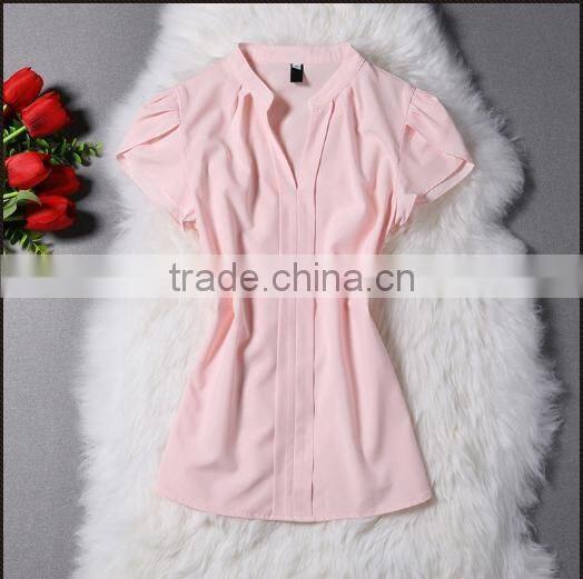 2016 Good Sale Women's Blouse By Chiffon With Collar