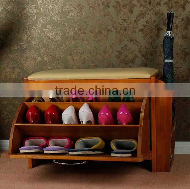 American European rural style new design popular shoes ark with drawer four colors for your choice