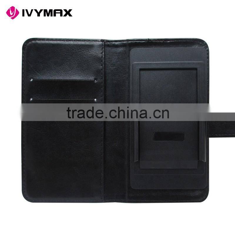 New arrival unique design leather universal flip phone case