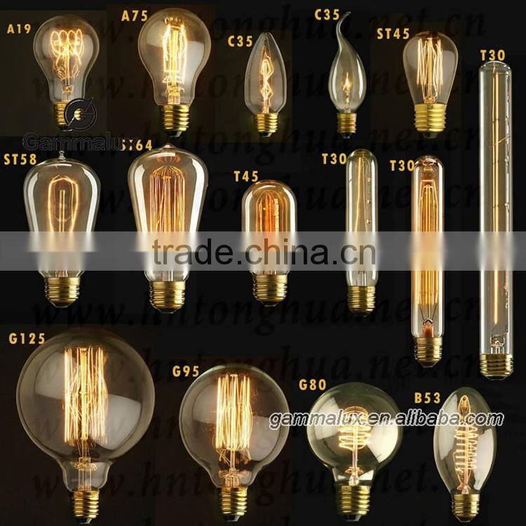 2016 Best Price 40 or 60 w Edison Bulb Vintage Loop Lamp Bulbs