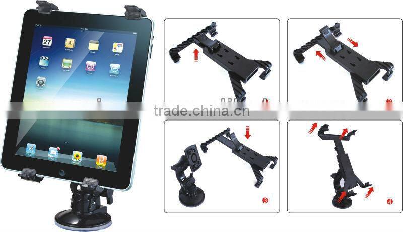 high quality fashionalble car holder universal windshield car holder for ipad/iphone5/tablet,car clip holder