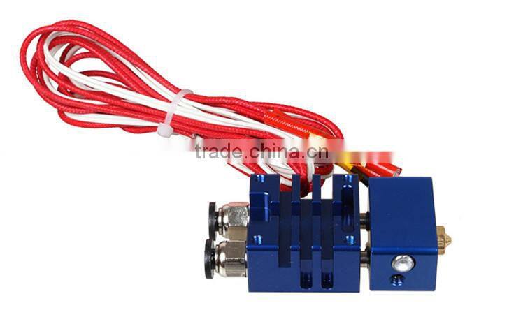 3D Printer ABS Filament Extruder For 3D Printing Parts E3D Cyclops 2 In 1 Out Hotend Extruder Machine