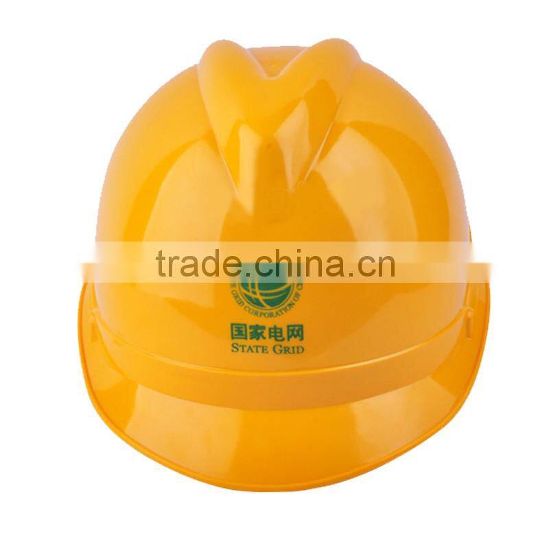 V type safety helmet hard hat with chin strap