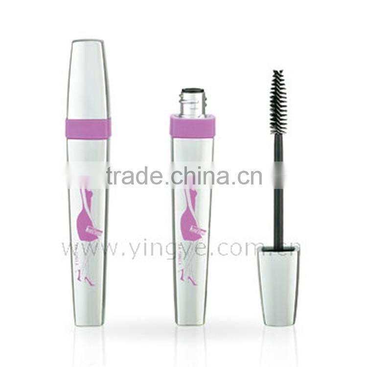 Traditional empty square mascara bottle packaging