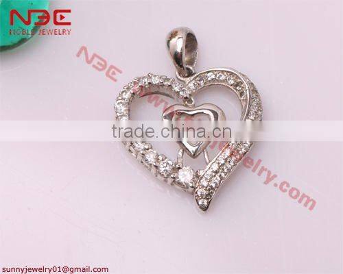 925 sterling silver designer jewelry flower pendant