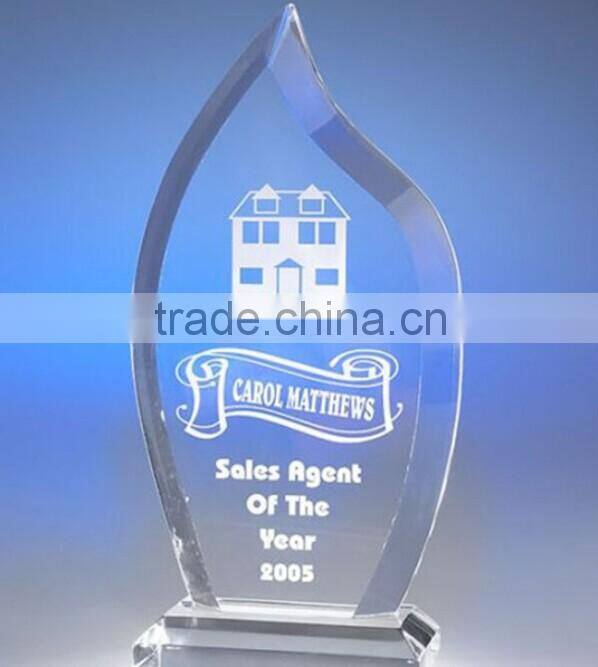 transparent acrylic awards/trophy