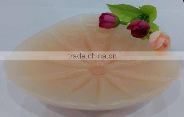 New style triangle shape super breathable silicone fake breast for mastectomy breast cancer woman good helper false boobs