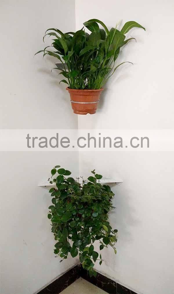 Adjustable metal bracket for single square / rectangular flowerpot 10" to 19"