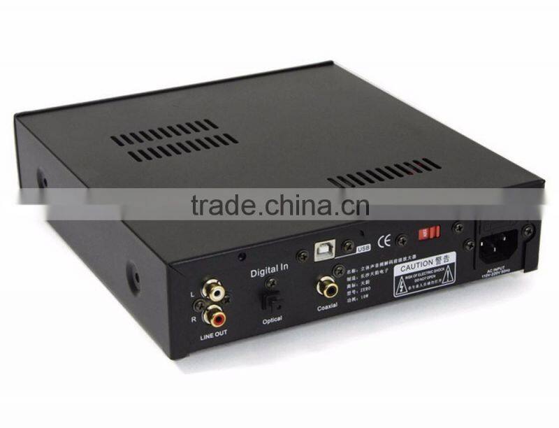 ZERO 24/192KHZ DAC HEAD AMP USB @OPA2604U SILVER/BLACK Headphone Amplifier DAC