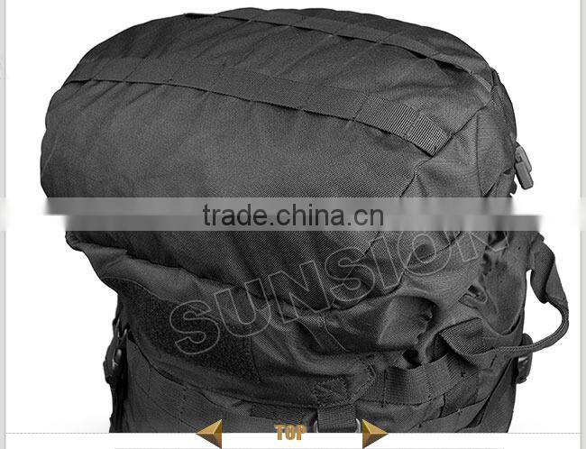1000D waterproof nylon Large Capacity Load Bearing Backpack with ISO SGS
