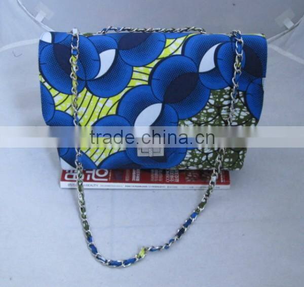 made in china products African wax print fabric handbags for women