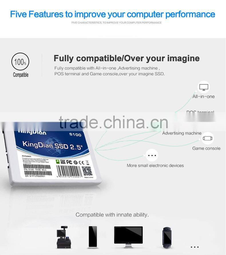 KingDian Latest hard disk sata2 16gb hard drives 2.5' ssd internal HD