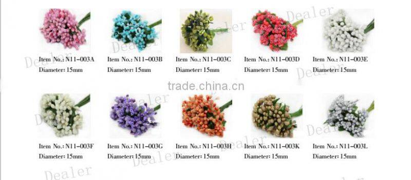 Artificial flower for wall decoration,N11-003J,small plant/artificial foliage/decorative flowers,decorative flower for layout