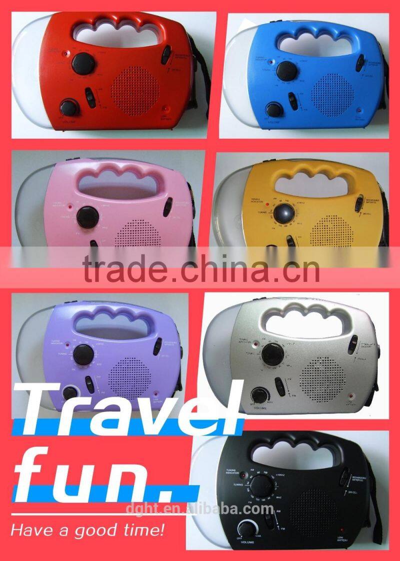 Made in China Portable ABS NOAA Energy dynamo radio waterproof torch light