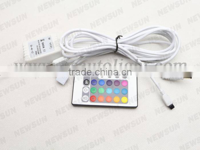 China manufacture good quality 4x 120mm 42pcs 5050SMD LED RGB car angel eyes light geadlight halo ring remote control