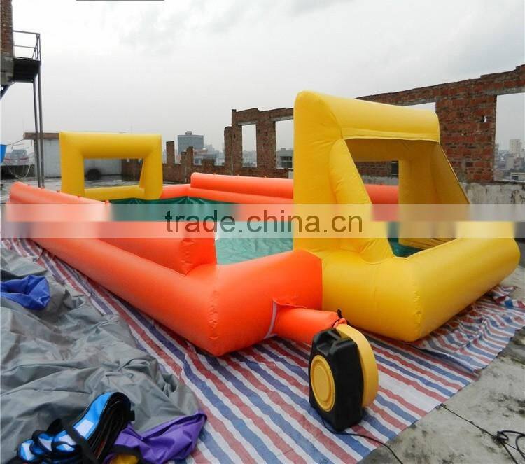 hot sale Giant inflatable football arena/inflatable water soccer field/inflatable paintball field for inflatable play equipment