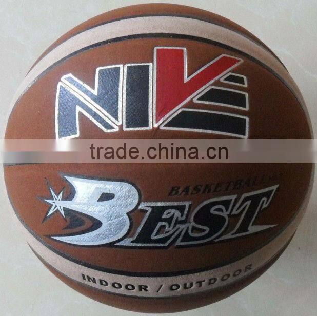 Professional size 7 PU basketball for match