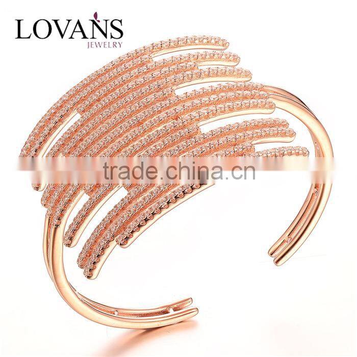 Gold Plated Jewelry Costume Gold Bangle For Ladies Jewelry Factory Direct FB055