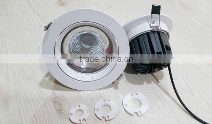 Guzhen factory professional manufacturing gimbal led downlight