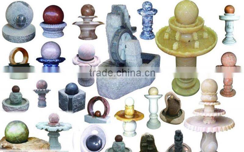 Nature marble carving stone ball stone sphere