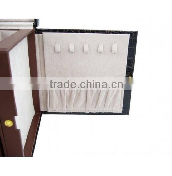 Cosmetic box makeup kit with mirror and 3-layered drawers for makeup storage box