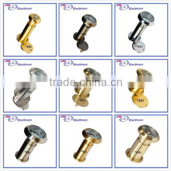 Good quality brass door viewer peephole glass lens