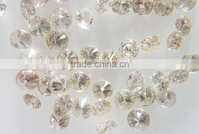 Natural Loose Brilliant Cut Diamond I Color I Clarity 1-1.2mm Nontreated