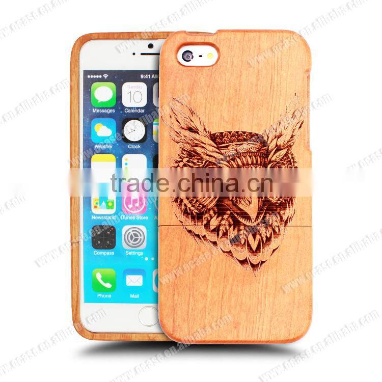Wood Bamboo Phone Case For Iphone 5 Cover Phone Accessory