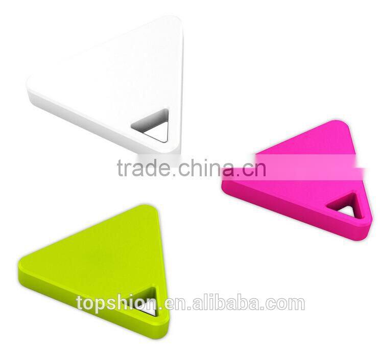 2015 new products mini portable bluetooth anti lost alarm with IOS and Android APP with triangle shape
