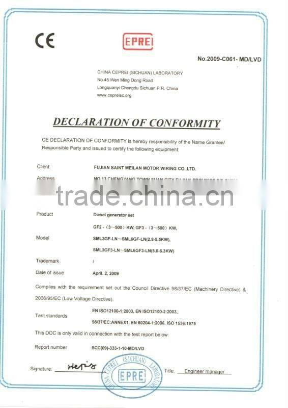 Free Shipping! 8500 Watts Diesel Generator China