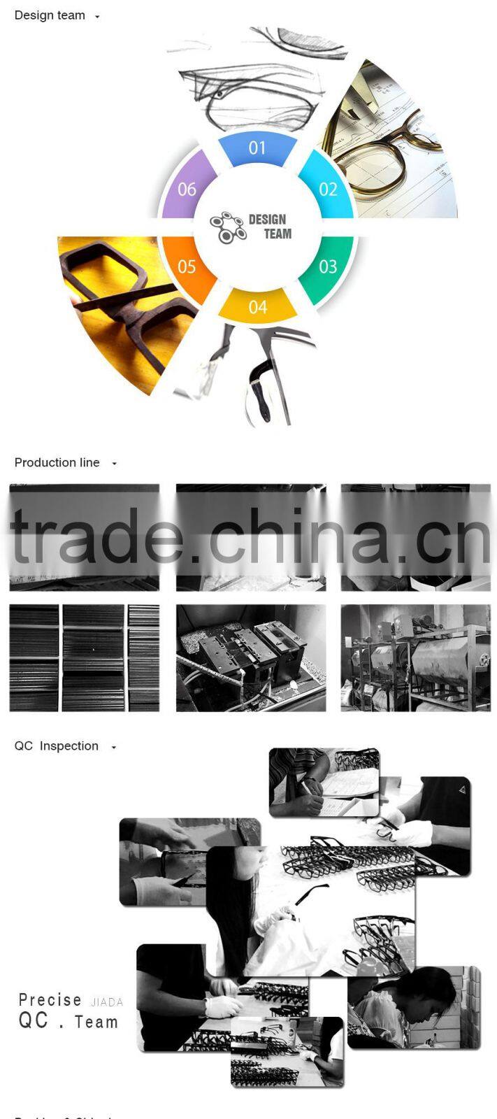 Fashion Design Metal Half-Rim Glasses Frame Women Hollow Pink/Gunmental/Silver/Bronze/Black Frame SM4022