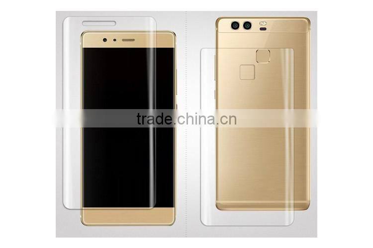 Free Sample anti shock tpu custom screen protector for Huawei P9 plus