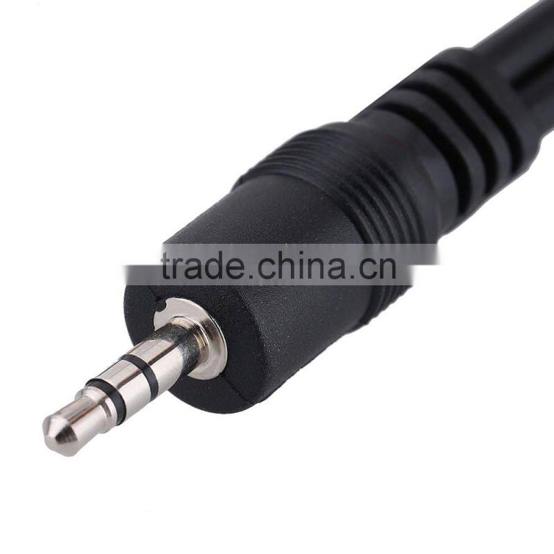 5ft / 1.5m 3.5mm Stereo Male to Dual 6.35mm Mono Male Cable Wire for Computer Mixer Mixing Console