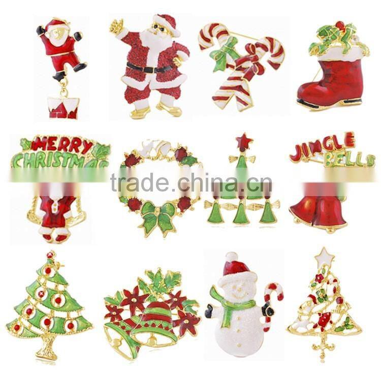 MMRM 1Pcs Vintage Christmas Snowman Brooch Pin Party Holiday Gift