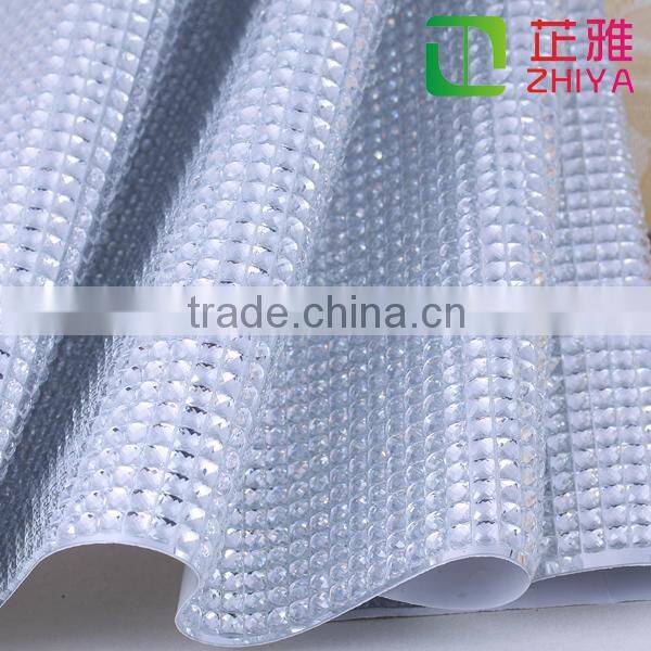 4mm RHINESTONE DIAMANTE DIAMOND BLING ADHESIVE STICKER SHEET Self-Adhesive