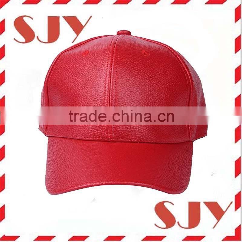 Blank wholesale men and women genuine leather snapback hat