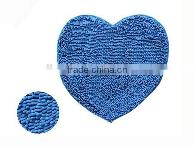 Polyester microfiber bathroom rug set