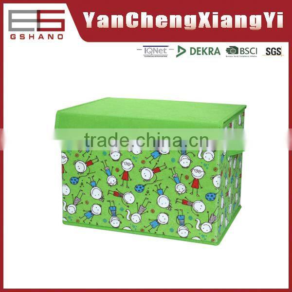 Hot selling custom printed foldable non woven storage Box and Bins