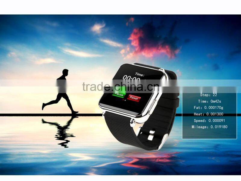 2016 vogue 1.3MP camera hot selling smart watch bluetooth watch phone for IOS Android