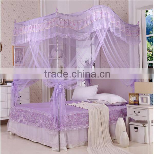 Stainless Stell Frame Palace Mosquito Net Decorative Bed Canopy Mosquito netting
