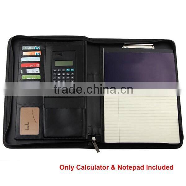 Guangdong leather factory pu leather portfolio wholesale