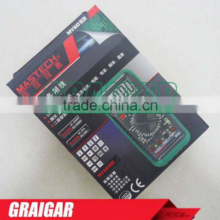MY68 Digital Multimeter 3999 Display Autorange Multimeter Automatic Multimeter