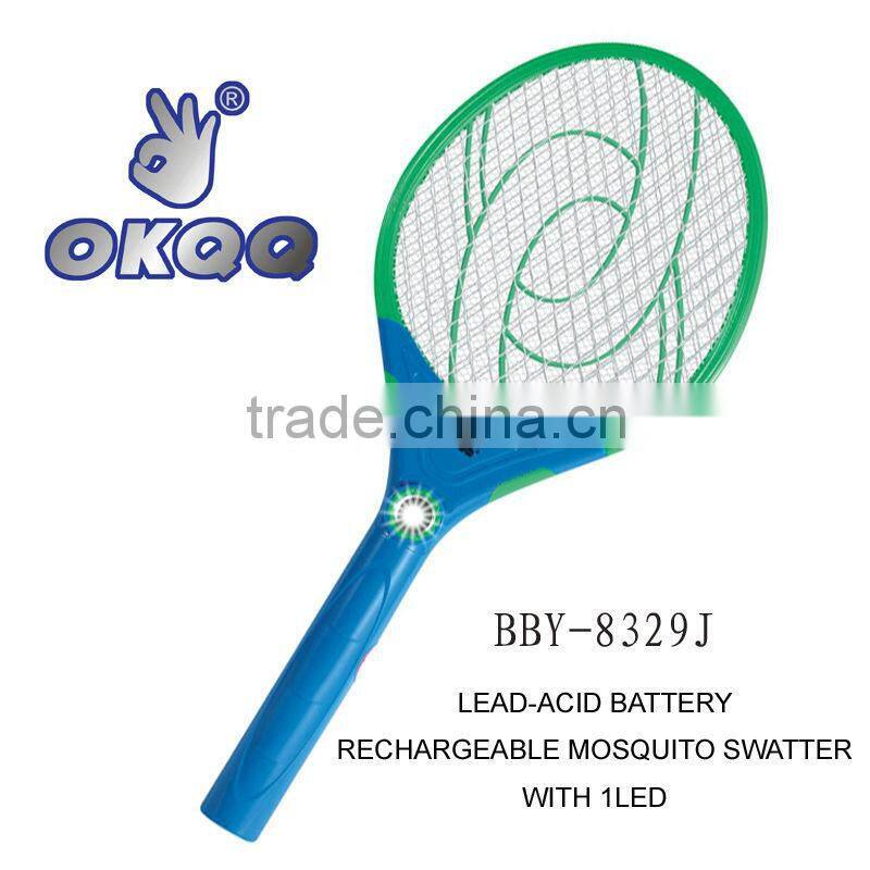 BBY-8329A ELECTRIC RECHARGEABLE MOSQUITO SWATTER BAT KILLER HOT SELLING