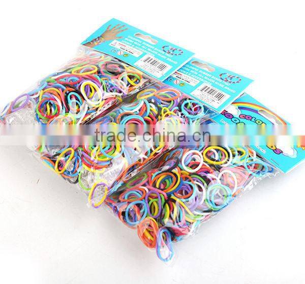 Candy Color Loom Rubber Bands Charm Bracelet ZTSA-B117