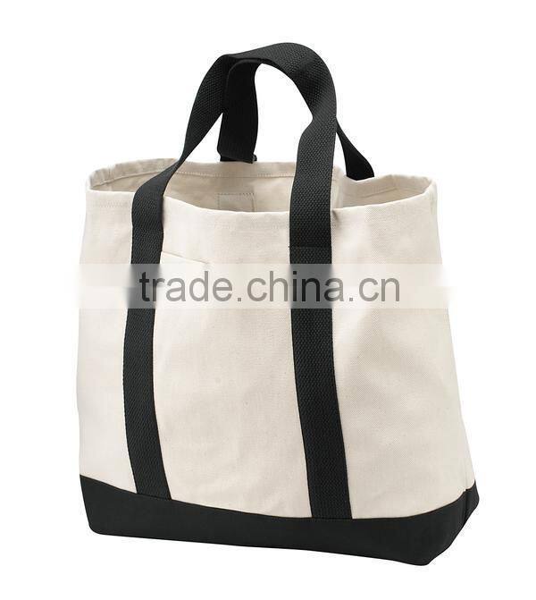 Canvas plain white shopping bags
