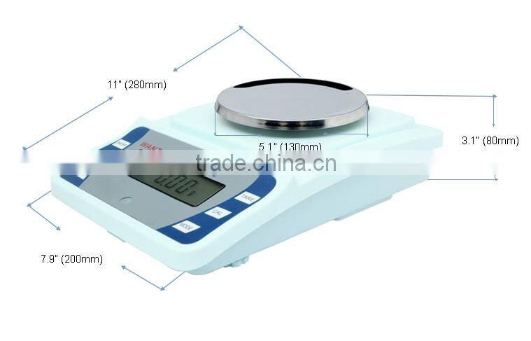 600g 0.01g Digital Weighing Jewellery Balance ISO CE certification