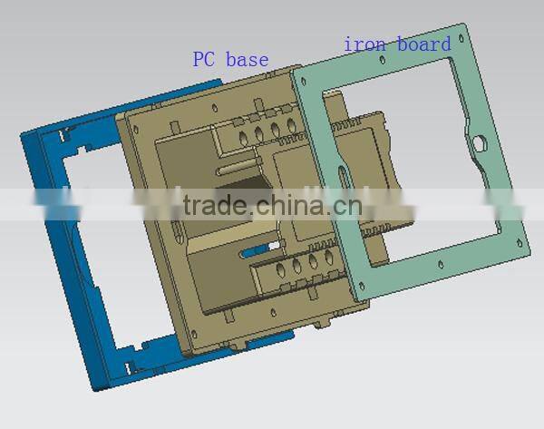 AU/US standard 118mm 3gang wall electronic power switch