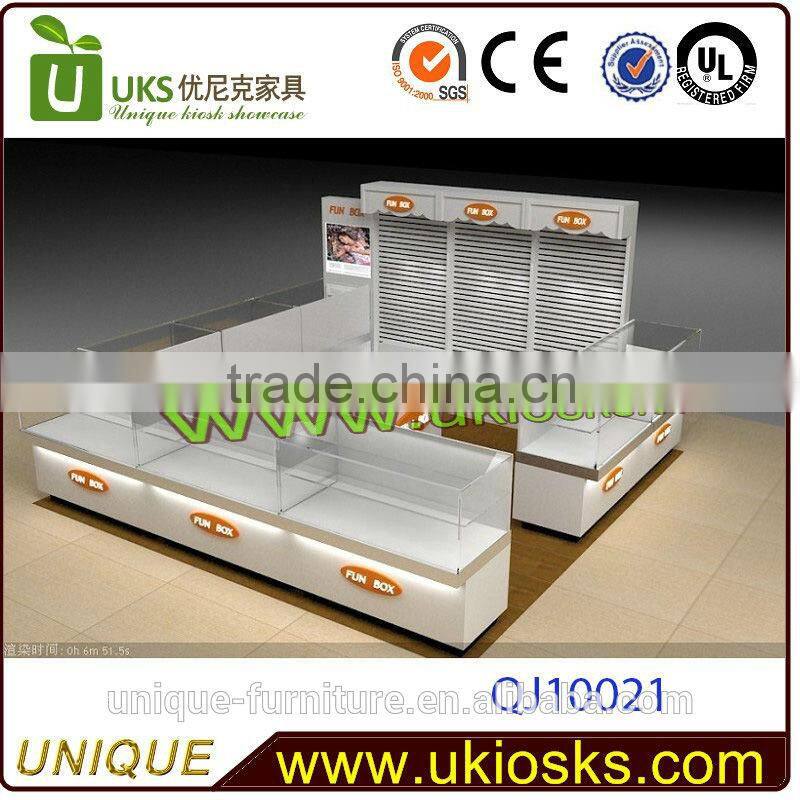 2015 glass display showcase/stand/cabinet,jewelry/watch glass display