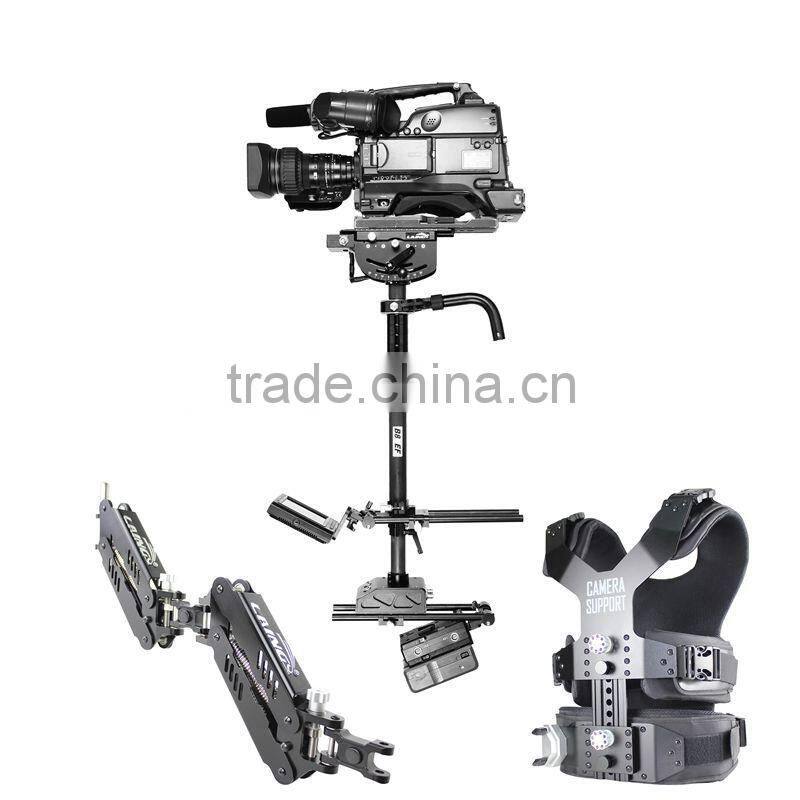 Hottest selling LAING merlin arms video flycam steadycam with power cable loading 6-16kg